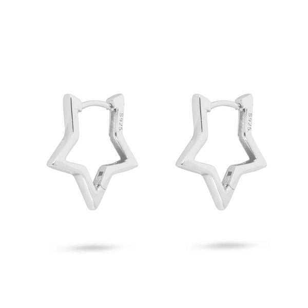 Gold Trip Hollow Star Hoops