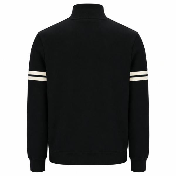 Sergio Tacchini Orion 1/4 Zip Sweatshirt Black/Peyote