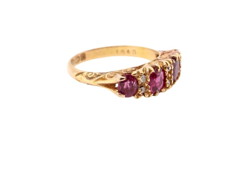 Vintage Tom An antique Ruby and Diamond ring