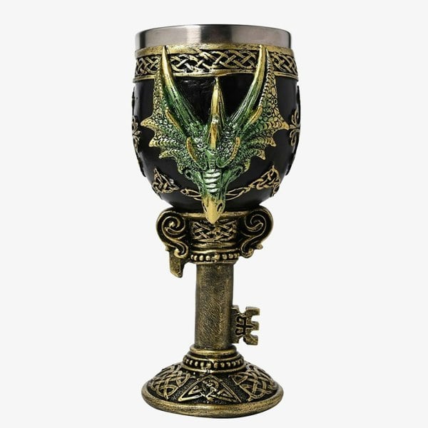 T. H. Baker Mystic Legends Dragon Head Goblet Gift 69559