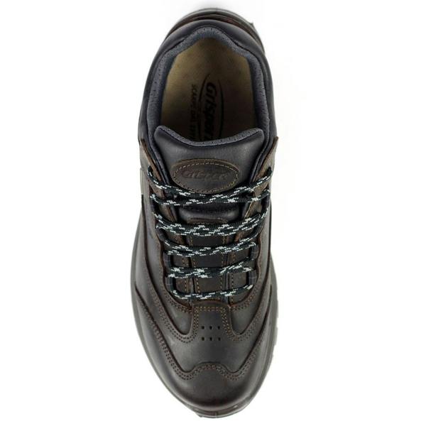 Brown leather Grisport Eskdale Walking Shoe with waterproof and breathable membrane for all weather walking
