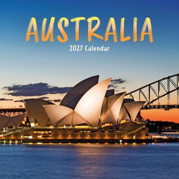 Australia Calendar 2027, Wall Calendars, Month To View, Travel, Gift