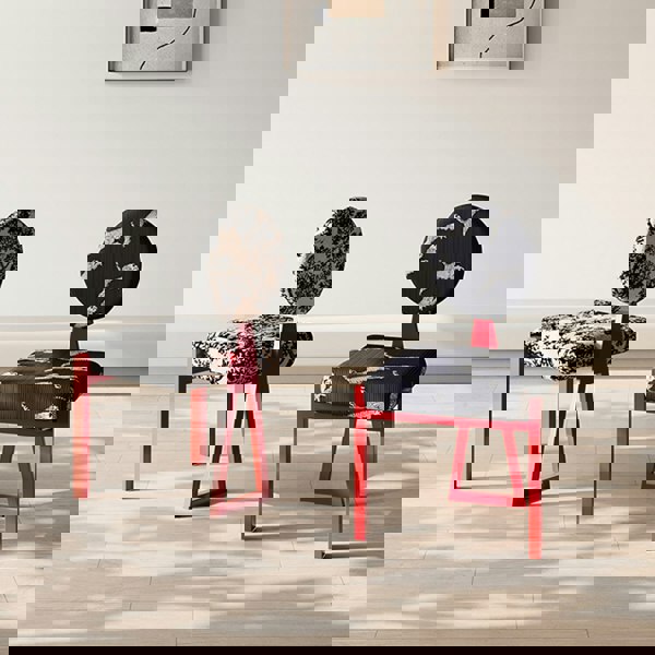 Rit Concept Adetokunbo Accent Dining Chair, Black & Red