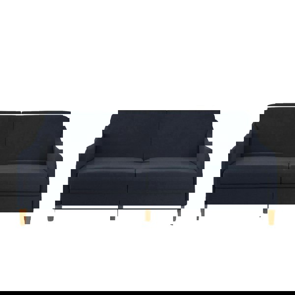 Dorel Home Jasper coil 3-seater Sofa Bed in navy fabric
