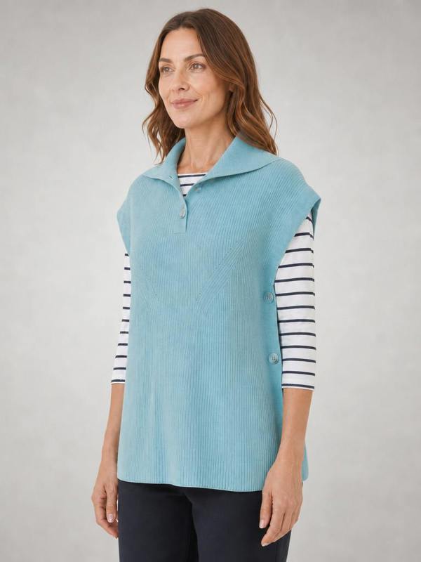 VIZ-A-VIZ Button Collared Tabard