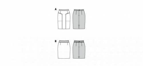 Burda Sewing Pattern 5936 Skirts For Women, 8-18 (34-44) - Easy