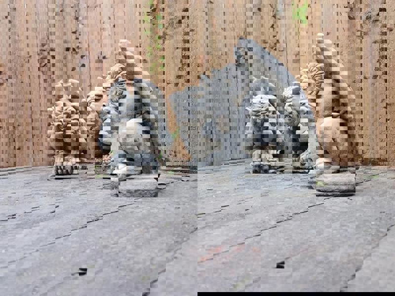 Set of Three Gargoyle statues