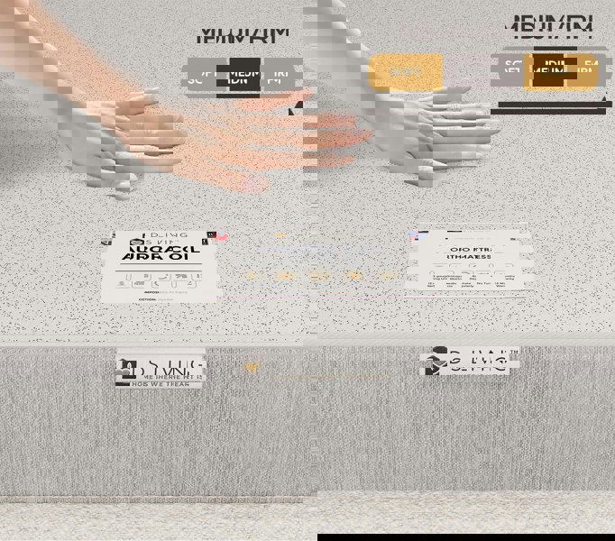 DS Living Posturetech 12.5 Bonnell Spring Mattress with Firm Comfort Layers - 4ft6 - Double - Aurora by DS Living