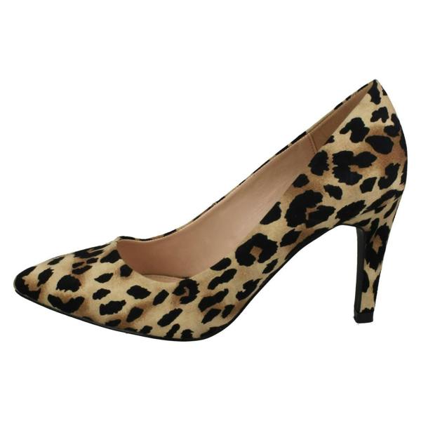 Anne Michelle Ladies Anne Michelle High Heel Pointed Toe Court Shoes