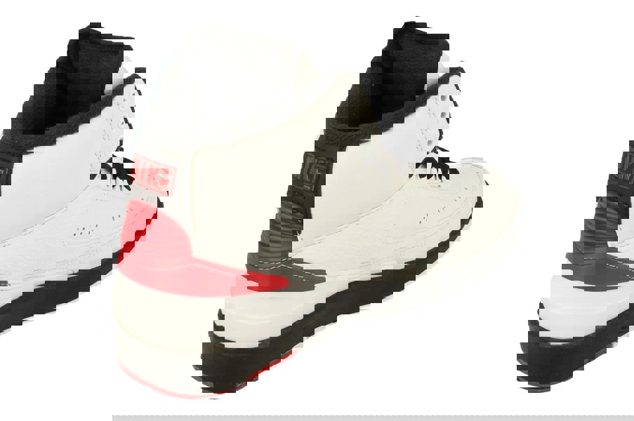 Nike Air Jordan 2 Retro Womens Trainers Dx4400  106 - White University Red Black 106 - Photo 2