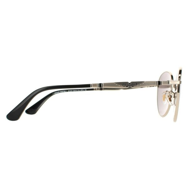 Police Sunglasses SPLE07 Origins Nineties 1 8FFX Shiny Grey Gold Smoke Silver Mirror