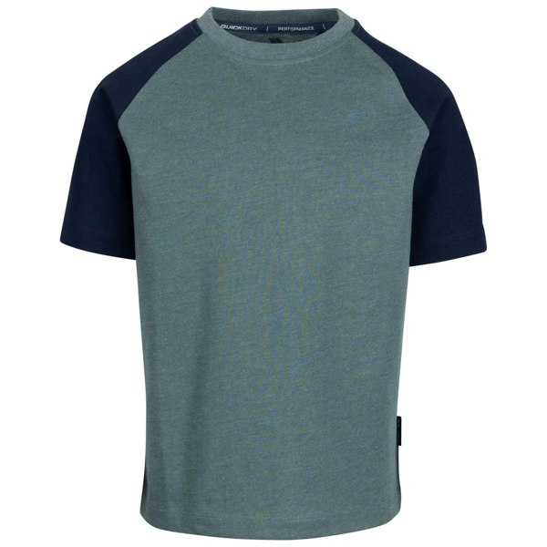 Trespass Boys Clined T-Shirt - Spruce Green