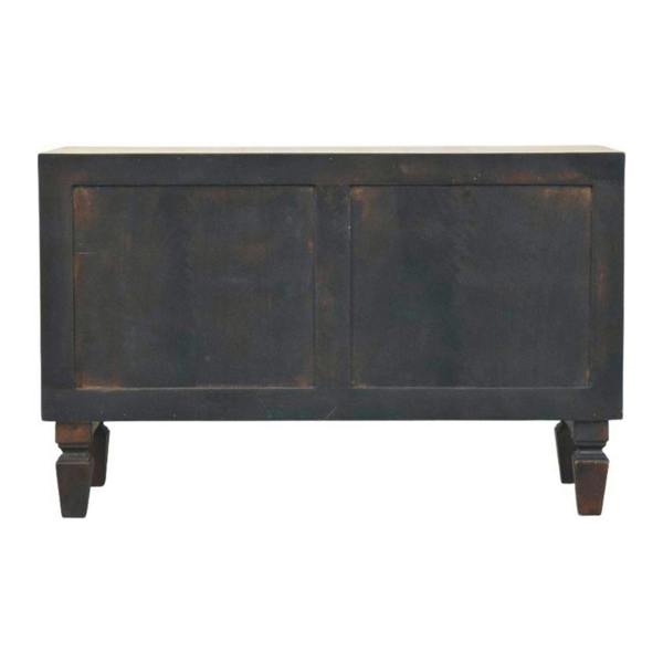 Artisan Furniture Solid Wood Cadiz Carved Shoe Storage Bench