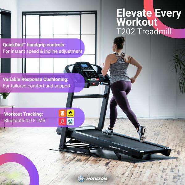 Grade C - Horizon T202 @Zone Treadmill - uk.johnsonfitness.com