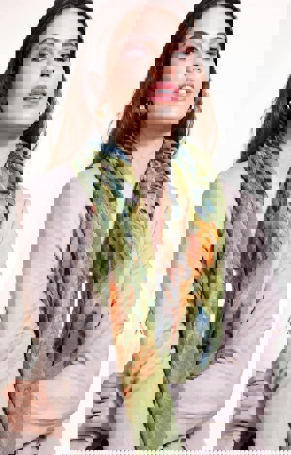 Alie Street London Amara Silk Wool Scarf - Paradise Bloom