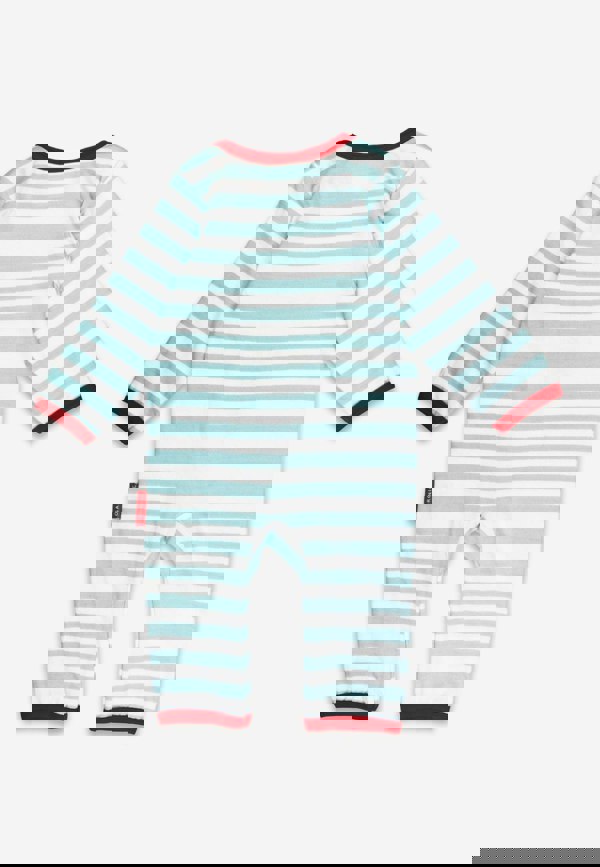 Organic Ice Cream Applique Sleepsuit - Toby Tiger