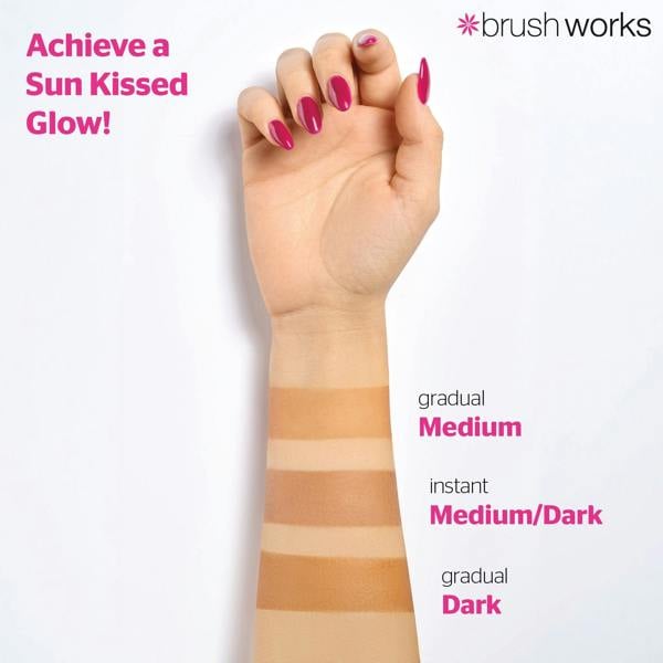 Brushworks Gradual Tanning Lotion Medium - 150ml