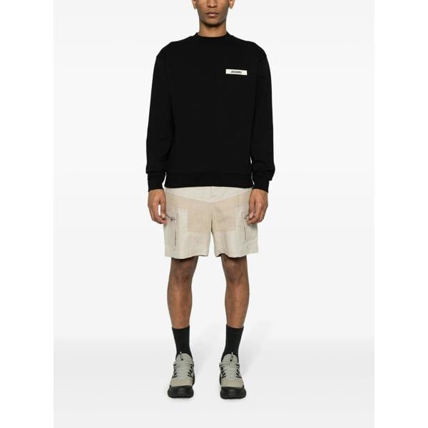 Jacquemus The Gros Grain Sweatshirt   in  Black