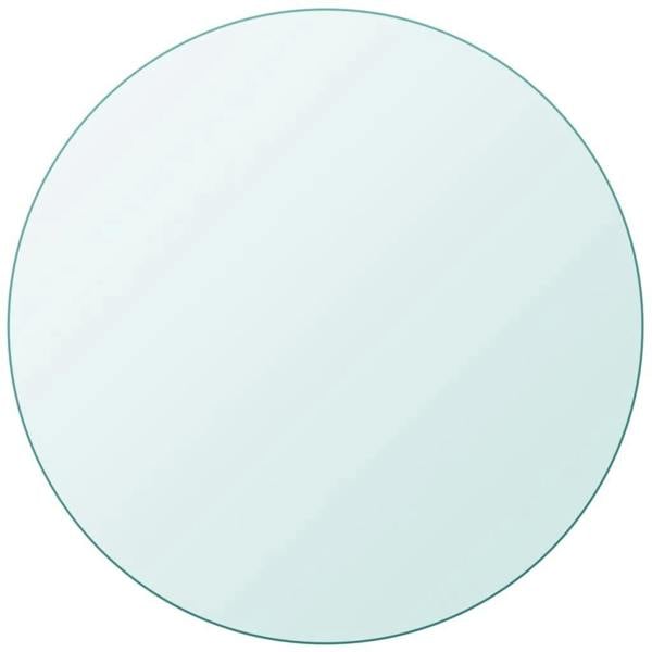 Berkfield Table Top Tempered Glass Round 800 mm