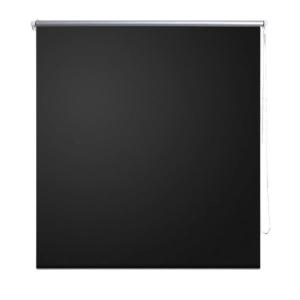 Berkfield Roller Blind Blackout 160 x 230 cm Black