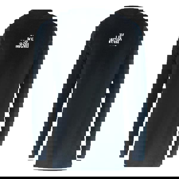 Love Moschino Logo Long Sleeve Black T-Shirt - Nova Clothing