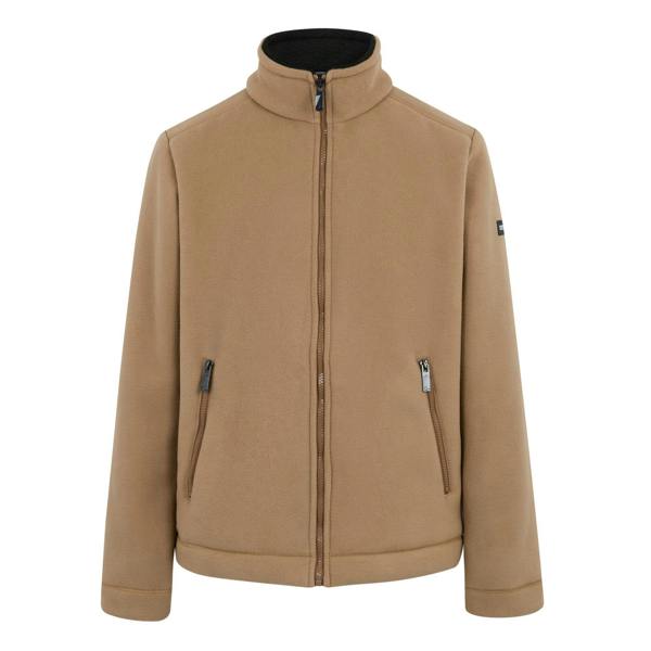Regatta Mens Garrian II Full Zip Fleece Jacket - Iced Coffee/Black - 