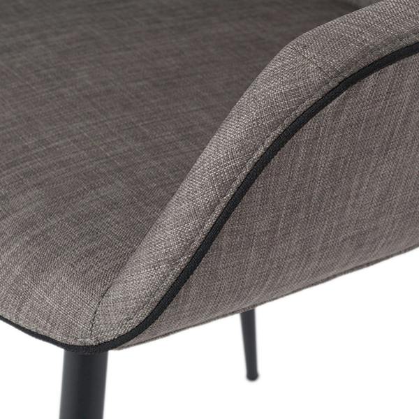 Angel Cerdá Dark Grey Fabric Chair 4005