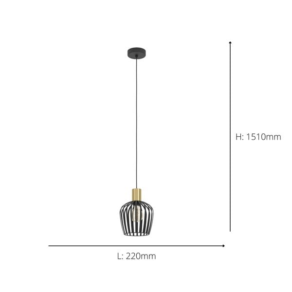 EGLO Empoli Industrial Pendant Light WBS