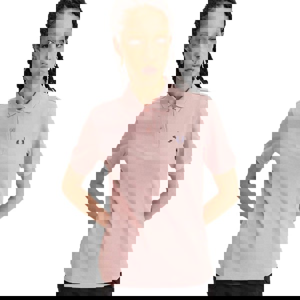 Fred Perry G6000 U81 Dusty Rose Pink  Polo Shirt Womens M