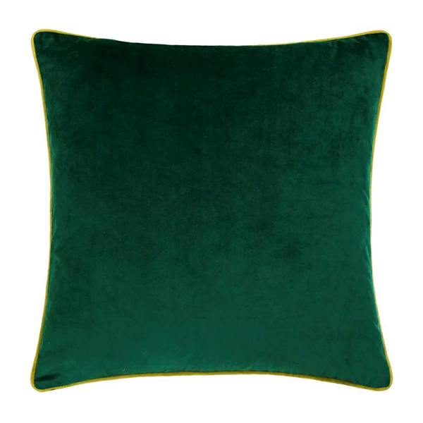 Furn Meridian Velvet Cushion Cover - Emerald/Moss - 