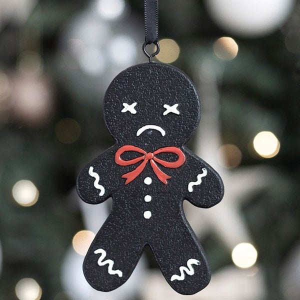 Serano Black Gingerdead Man Hanging Ornament