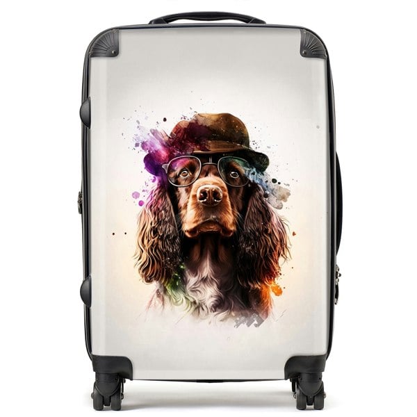 Warren Reed English Cocker Spaniel Splashart Suitcase