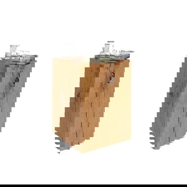 R56 Square Side Table, Solid Wood, Oak-Weilai Concept-Weilai Concept