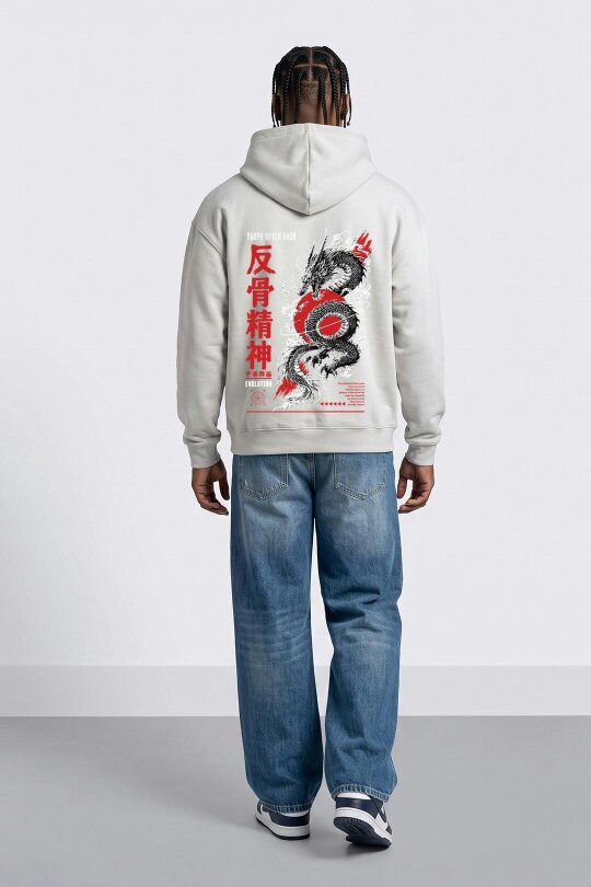 London Attitude Tokyo After Dark Graphic Hoodie