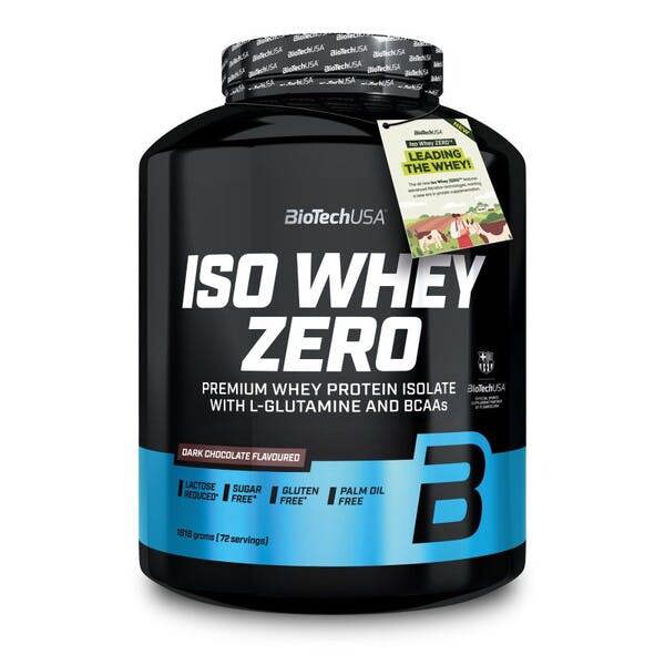 BioTechUSA Iso Whey Zero, Dark Chocolate - 1816g