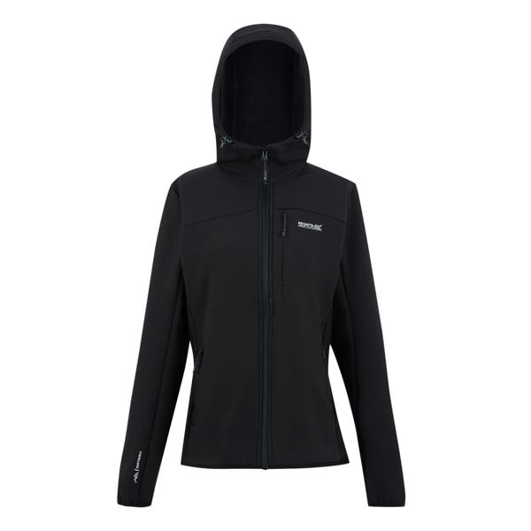 Regatta Womens Ossek Soft Shell Jacket - Black