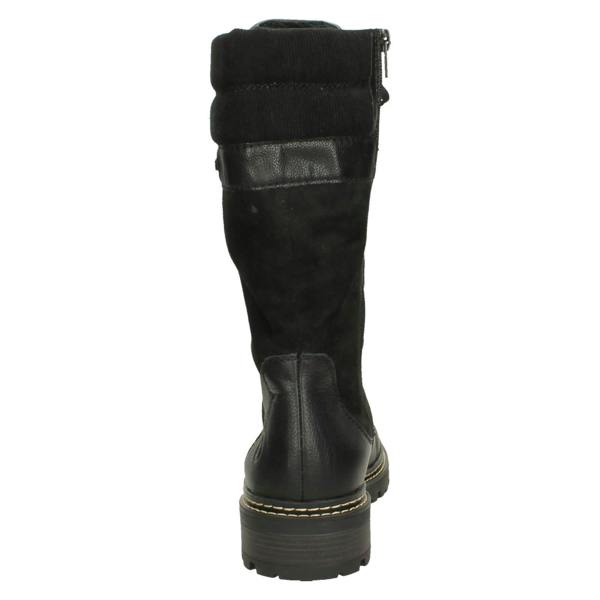 Remonte Womens Rieker Biker Style Lace And Zip Boots D0B76