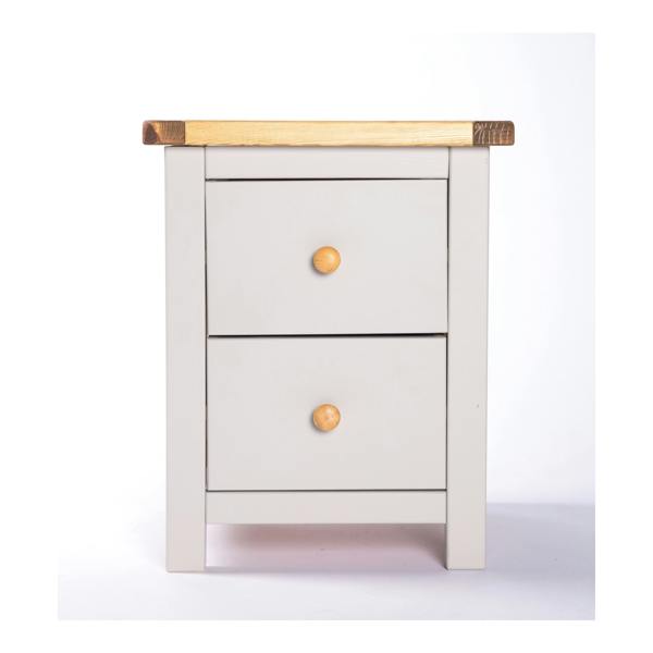 Cabinet Bits Argenta 2 Drawer Bedside Table