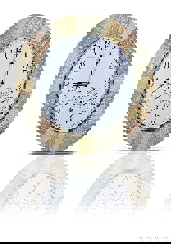 St Helens 13.4" Sandstone Outdoor-In Wall Clock