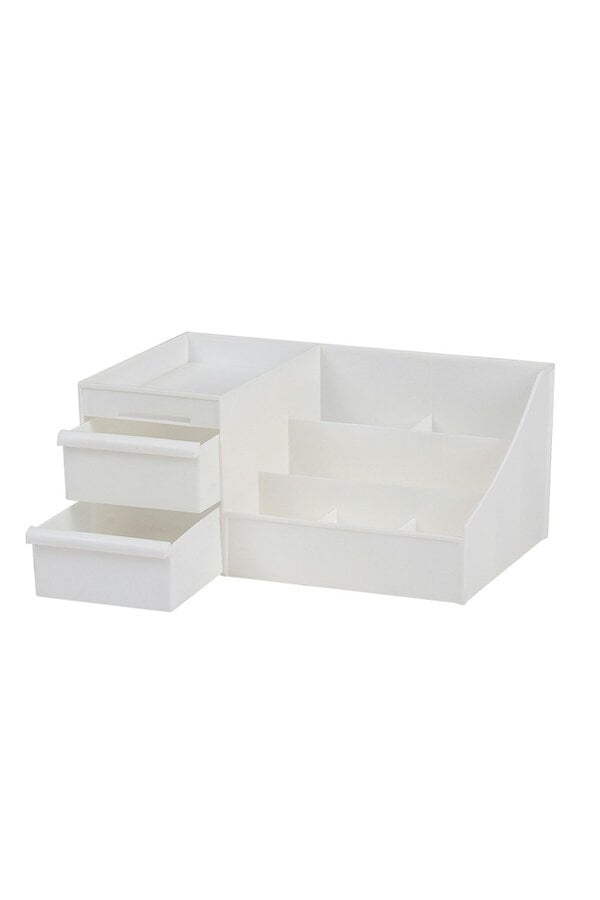 Living and Home Medium Size Multifunctional Portable Desktop Makeup Box