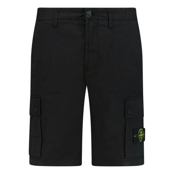 Stone Island Bermuda Shorts Black - chancefashionco