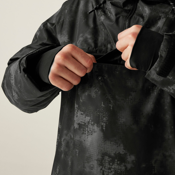 Dare 2B Mens Freeride II Distressed Overhead Ski Jacket - Iron Gate