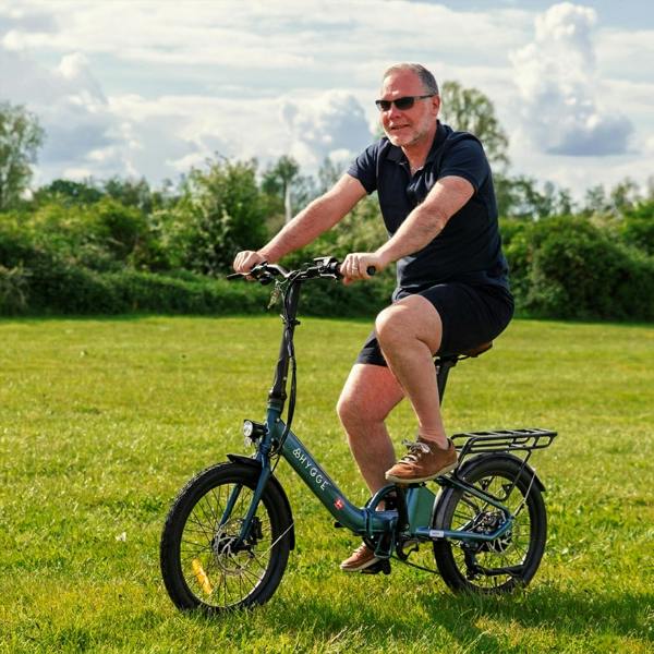 Hygge Bikes Virum Step 2026 - Folding Ultra-Light E-Bike 36V 10Ah - Sapphire Blue