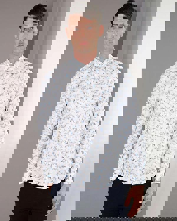 Steel & Jelly Limited Edition Toile Animal Print Long Sleeve Shirt