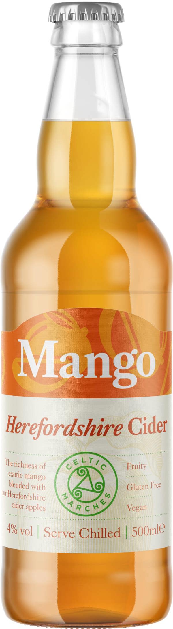 Celtic Marches Mango 4% 500ml Bottles
