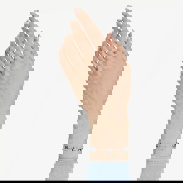 Swarovski Imber Rhodium Plated Blue Crystal Bracelet 5730679