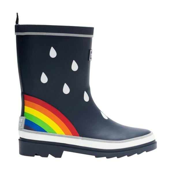 Regatta Childrens/Kids Mudplay III Rainbow Wellington Boots - Navy - 