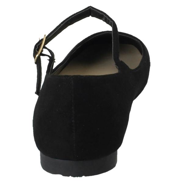 Savannah Ladies Savannah Buckle Fastening Flat Mary Jane Smart Shoes F80587