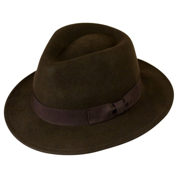 Gamble & Gunn Brown Felt Fedora