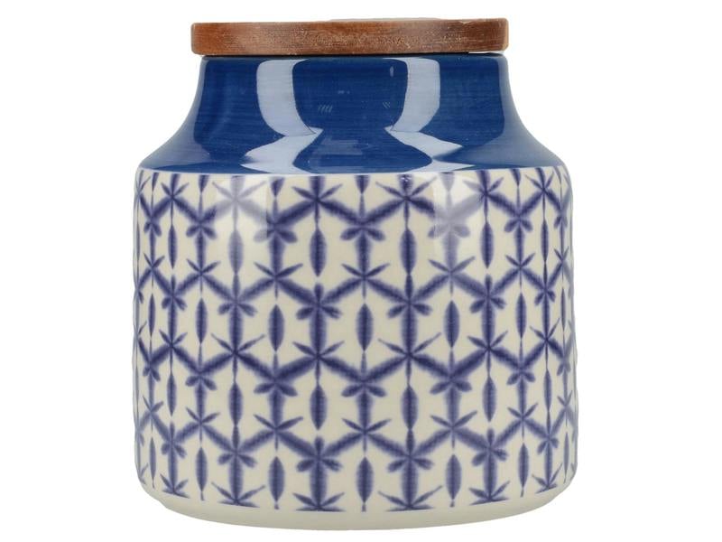Mikasa Drift Storage Jar Blue